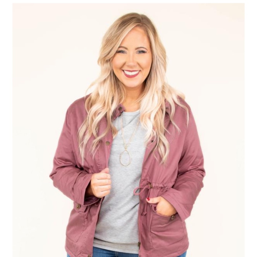 Mauve coat 3x